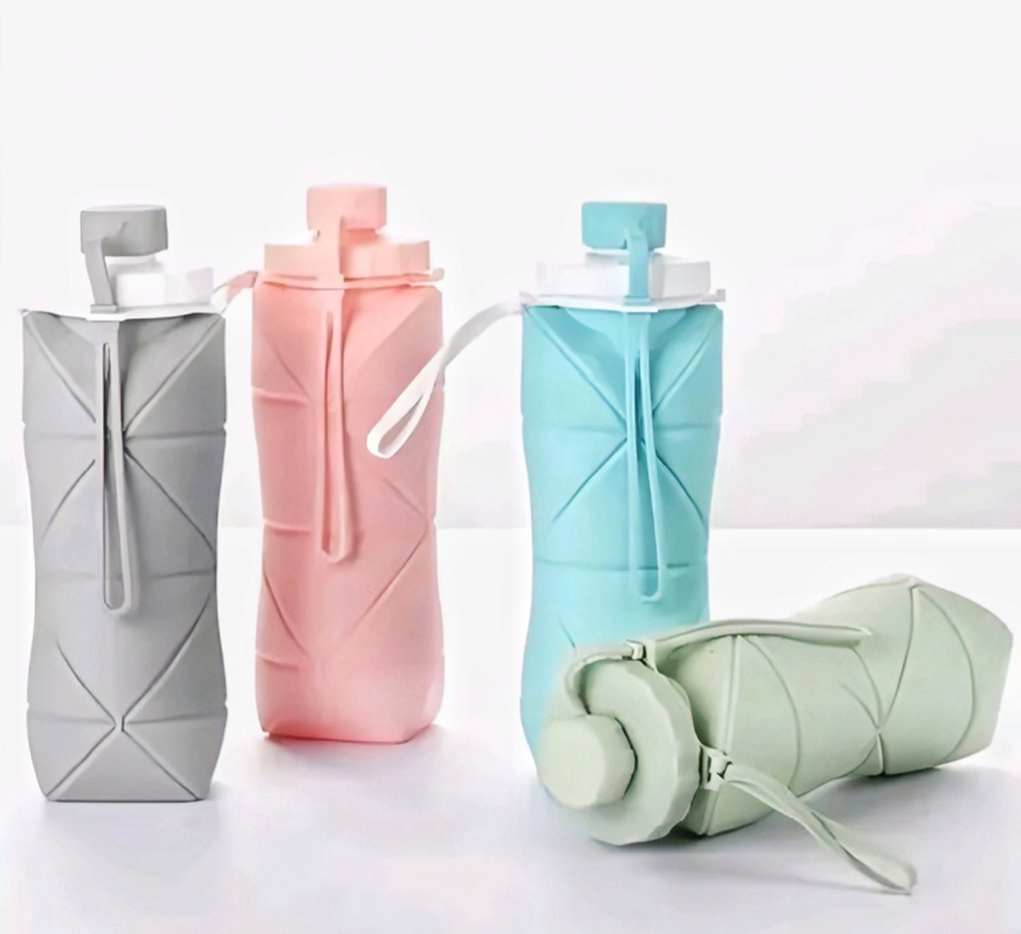 Silicone Foldable Water Bottle – Portable, Leakproof & Travel Friendly