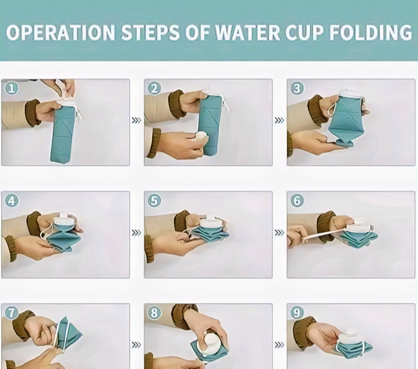 Silicone Foldable Water Bottle – Portable, Leakproof & Travel Friendly