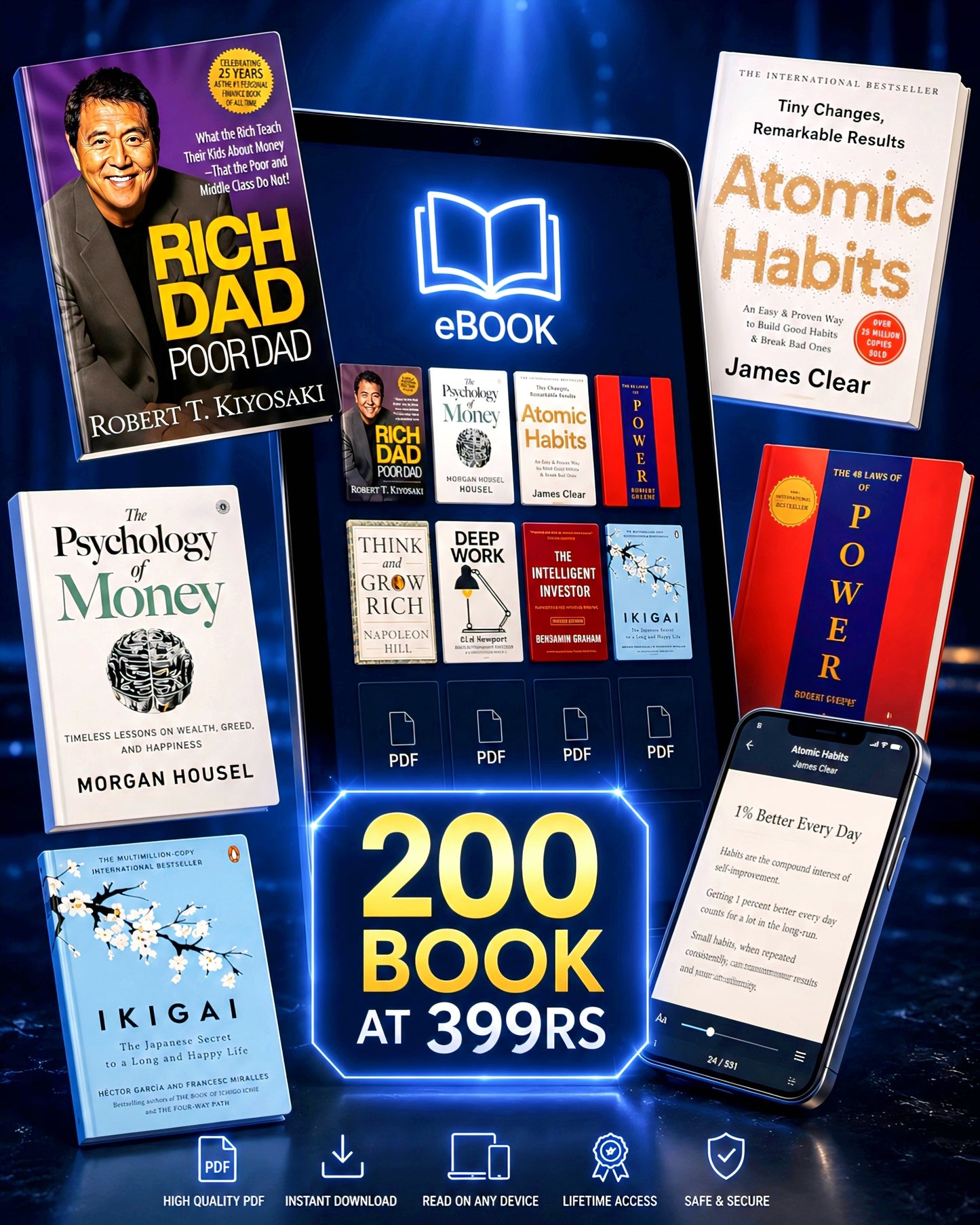 The Skill Core: 200 Life-Changing EBook Summaries (PDF) |FLAT 60%OFF🔥